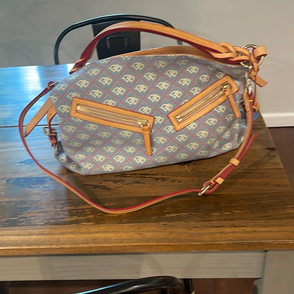 Dooney & Bourke Monogram Brenna Satchel - Picture 8 of 16